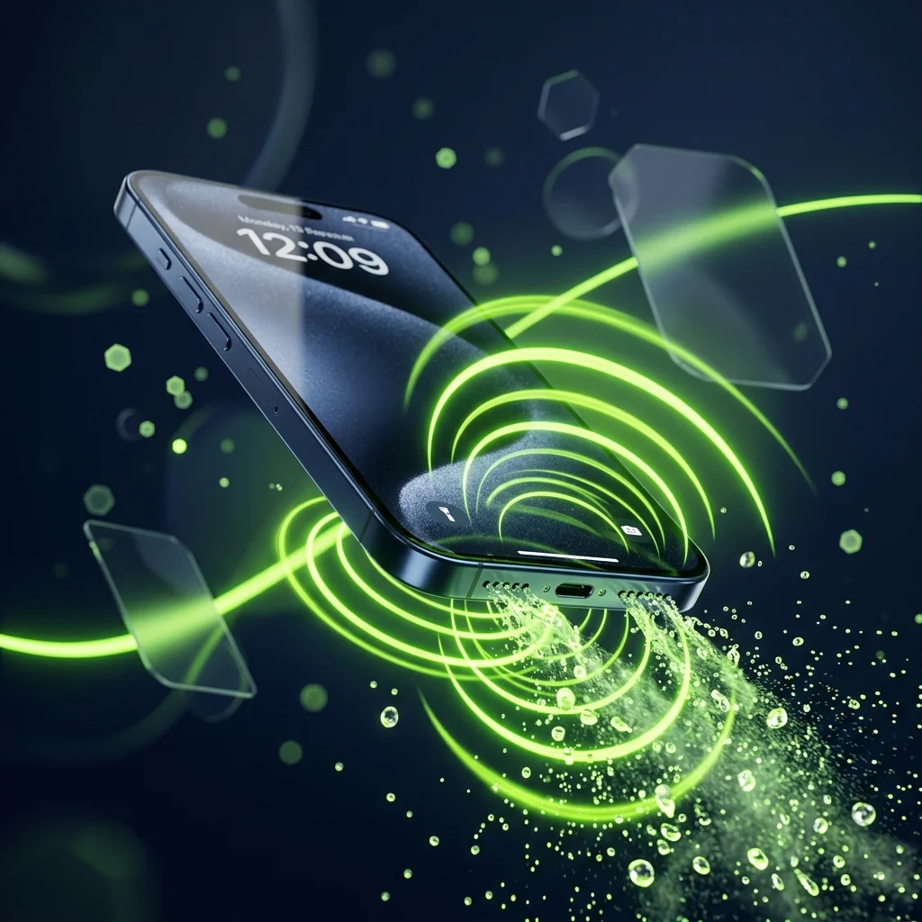 Removing water from an iPhone speaker using a free online tool